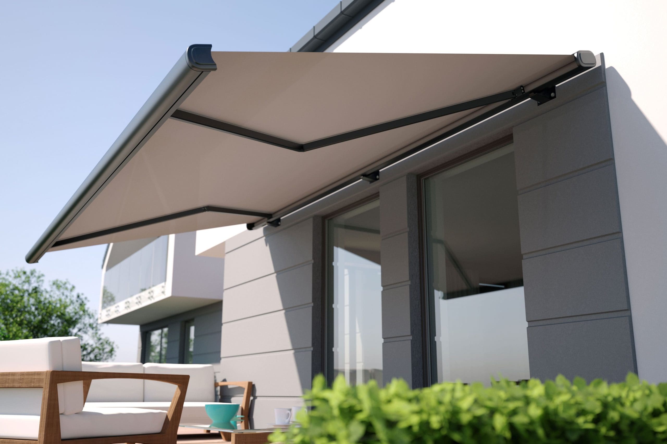 Residential awning installation in Raleigh